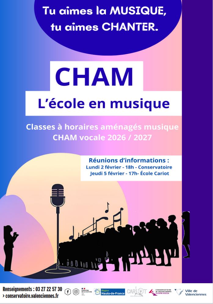 CHAM cariot l'ecole en musique 